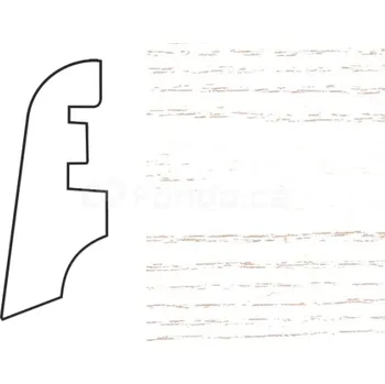 soklová lišta K-Produkt KP40 Jasan 294 soklová lišta | cena za bm