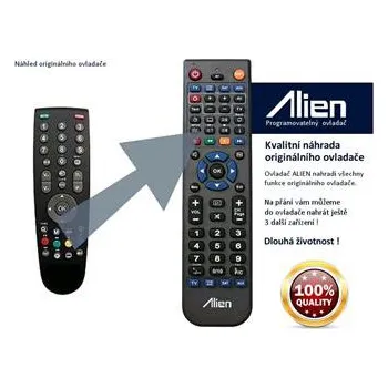 Dálkový ovladač Dálkový ovladač ALIEN SENCOR SLT2612DVBT