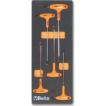 SADA KLÍČŮ-MODEL 2450/M55 5 KS V PODESTĚ Z MĚKKÉ PĚNY (Měkká přihrádka tvarovaná za tepla, se sadou nástrojů)