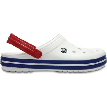 Pánské pantofle Crocs Crocband Clog 11016-11i White/Blue Jean