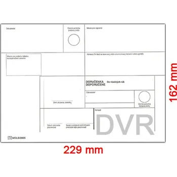 Obálka Obálky C5 STRIP 162x229 mm do vlastních rukou, 1000 ks