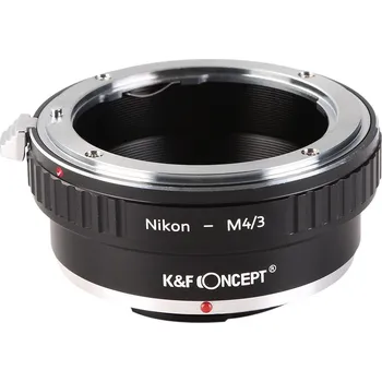 Redukce K&F Concept z objektivu Nikon (Ai) na OLYMPUS micro 4/3 (Umožní nasadit objektiv s bajonetem Nikon na fotoaparáty Olympus a Panasonic)