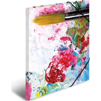 Archivační box Deska s gumičkou A4 karton - barvy