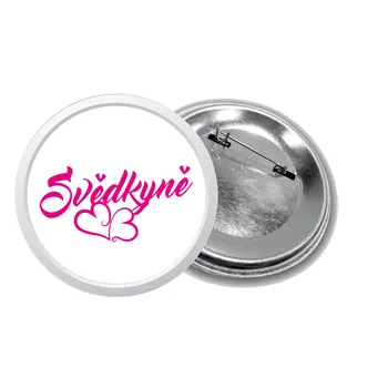 Recenze PotiskniTriko.cz Svatební placka svědkyně bílá/růžová Recenze PotiskniTriko.cz Svatební placka svědkyně bílá/růžová