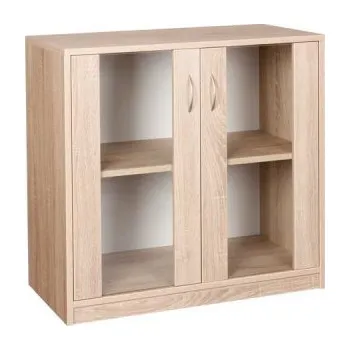 Šatní skříň Bradop prosklená skříŇka C531 Office DS - dub sonoma