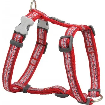 Postroj pro psa Red Dingo Union Jack Flag postroj