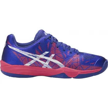 Dámská sálová obuv Recenze Asics Gel-Fastball 3 W Blue Purple/White/Rouge Red 37