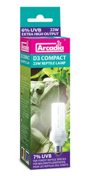 Osvětlení do terária Arcadia D3+ Compact Reptile Lamp 23 W