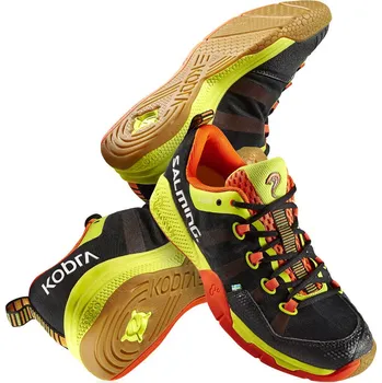 Pánská sálová obuv Salming Kobra Men Black/Orange 49 1/3