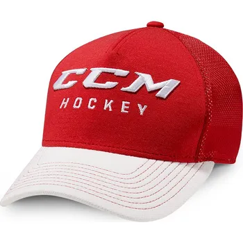 Kšiltovka Kšiltovka CCM True2Hockey TRUCKER Red/White Velikost: OSFA