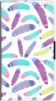 Pouzdro na mobilní telefon iSaprio Feather Pattern 01 pro Samsung Galaxy J5 2016 flipové