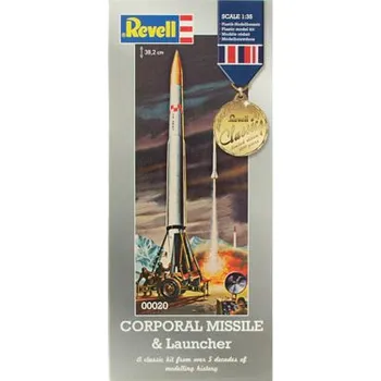 Plastikový model Revell U.S. Army Corporal MGM-5 Missile & Launcher 1:35