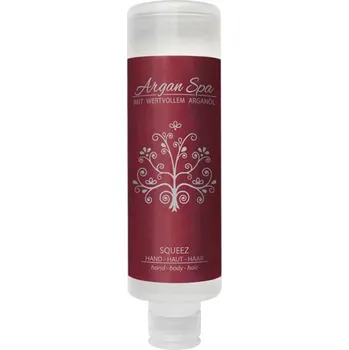 Mýdlo 3 v 1 300 ml hotelový Argan Spa ''SQUEEZ''