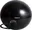 Movit gymnastický míč s pumpou 75 cm, černý