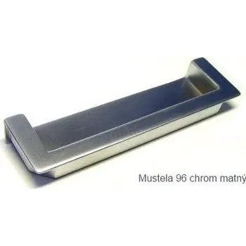 kovová úchytka MUSTELA 96,128 Varianta: MUSTELA 96 chrom matný