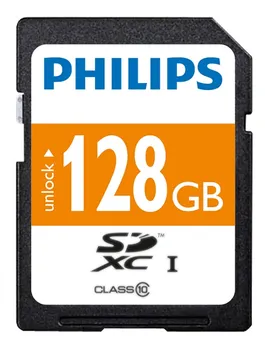 Paměťová karta Philips SDXC 128 GB Class 10 (FM128SD55B)