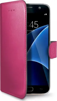 Pouzdro na mobilní telefon Celly Wally pro Samsung Galaxy S7 fuchsiové
