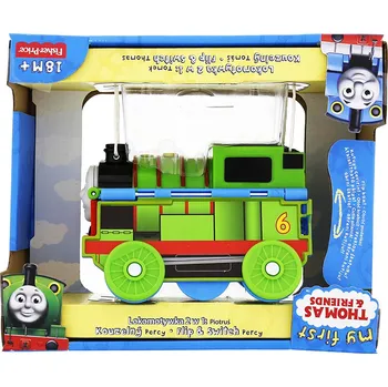 Vláček a vláčkodráha Fisher Price Mašinky Tomáš a Percy 2v1
