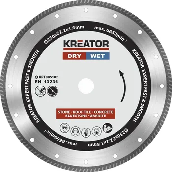 Řezný kotouč Kreator KRT085102 230 mm