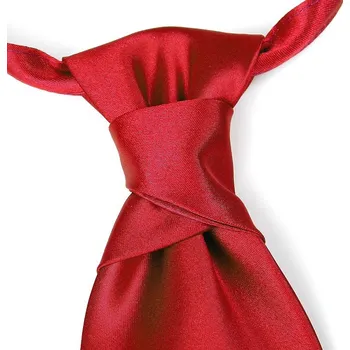 Kravata HEDVA ČESKÝ BROKÁT Plastron PESh 747-8 satén růžová fuchsie KRB Barevná varianta: červená 05