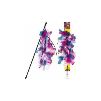 Hračka pro kočku Mávátko s bohatým BOA 50 cm