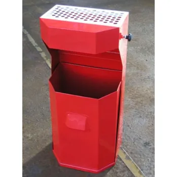 Venkovní odpadkový koš Odpadkový koš venkovní, standardní - červený