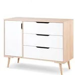 Klups Sofie 120 x 94,5 x 45 cm buk/bílá