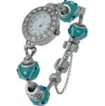 ? Altro Dámské hodinky s krystaly a korálky 2992015 stříbrné Skladem v ČR