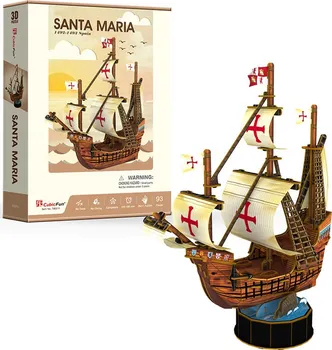 3D puzzle CubicFun Santa Maria 93 dílů