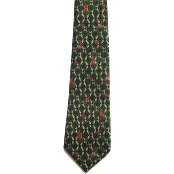 Kravata HEDVA ČESKÝ BROKÁT Kravata PESh 9 cm myslivecká MYSLIVEC SE PSEM č.39