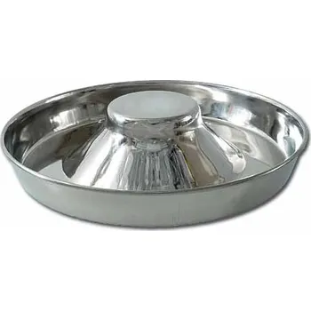 Miska pro psa Nerezová miska pro štěňata se zvýšeným středem 38 cm