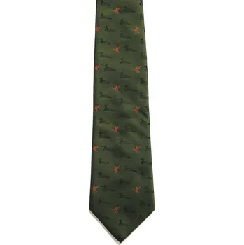 Kravata HEDVA ČESKÝ BROKÁT Kravata PESh 9 cm myslivecká KAČENY č.50