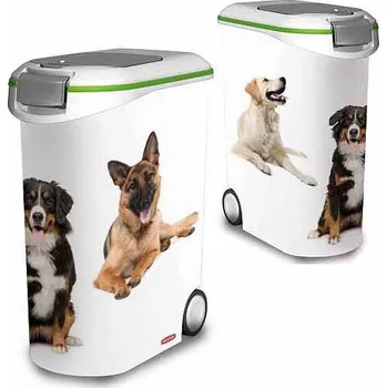 box na krmivo Curver zásobník na 54l/20 kg granulí PES