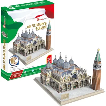 3D puzzle CubicFun Náměstí sv. Marka 107 dílků