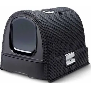 Toaleta pro kočku Curver designová toaleta pro kočky antracitová