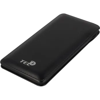 Powerbanka Tel1 Slim 12000 mAh černá