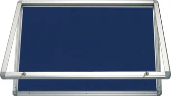 tabule 2x3 vitrína s horizontálním otevíráním 90 x 60 cm
