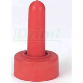 Chov hospodářského zvířete Dudlík gumový na láhev červený pro telata na hrdlo d 60mm