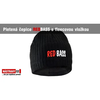 Čepice Zimní čepice REDBASS pletená s fleecovou vložkou - Black/Black