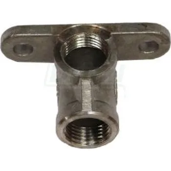 Držák ventilů nerez, 2 x vnitřní závit 1/2, 90°