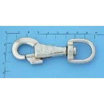 Karabina rychloupínací s kulatým obrtlíkem masivní s prolisem