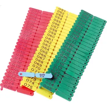 Chov hospodářského zvířete Ušní značky OVITAG, číslované, žluté