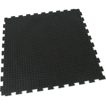 Rohožka Gumová podlahová zátěžová rohož FLOMA Heavy Bubble - délka 100 cm, šířka 100 cm, výška 1,6 cm