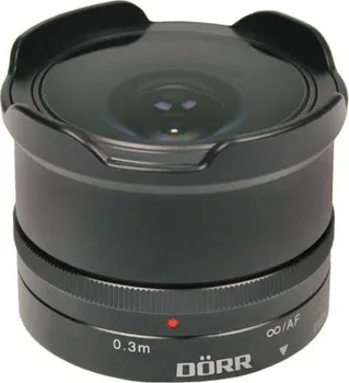 Objektiv Dörr 12 mm f/7.4 Fisheye pro Sony NEX