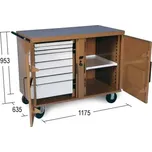 RIDGID Pracovní stůl STOREMASTER model 49