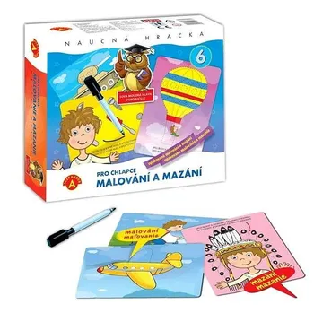 Výuková hračka Alexander Malování a mazání pro chlapce