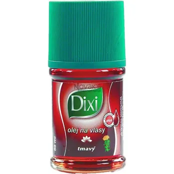 Vlasová regenerace Dixi olej na vlasy tmavý 60 ml