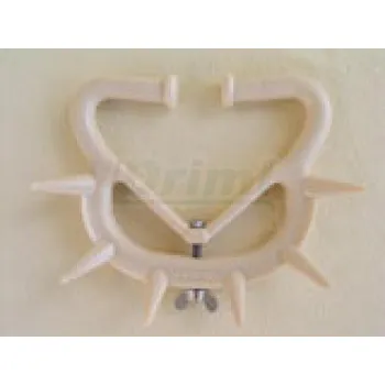 Chov hospodářského zvířete Kruh proti sání MÜLLER - upevnění do nosní chrupavky - velký hnědý