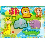 Rappa vkládačka dřevěná zvířata safari