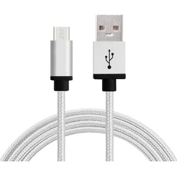 Datový kabel ADATA AMUCAL-100CMK-CSV Micro USB, 1m, stříbrný